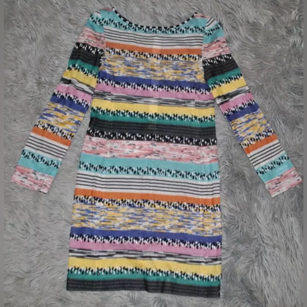 MISSONI Stripe Jacquard Semi Sheer Dress Poolside Cover Up size 40 (US 4) NWOT - Picture 5 of 12
